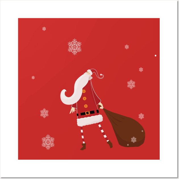 Santa Claus Wall Art by savy